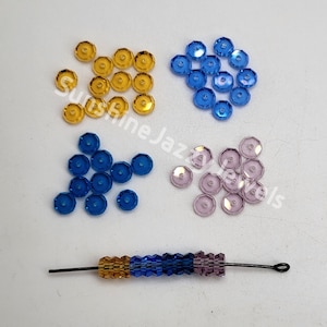 24pc Swarovski Crystal 5mm Flat Spacer w/ Faceted Edges 5350 Beads; 4 Colors: Topaz, Sapphire, Light Amethyst, Capri Blue