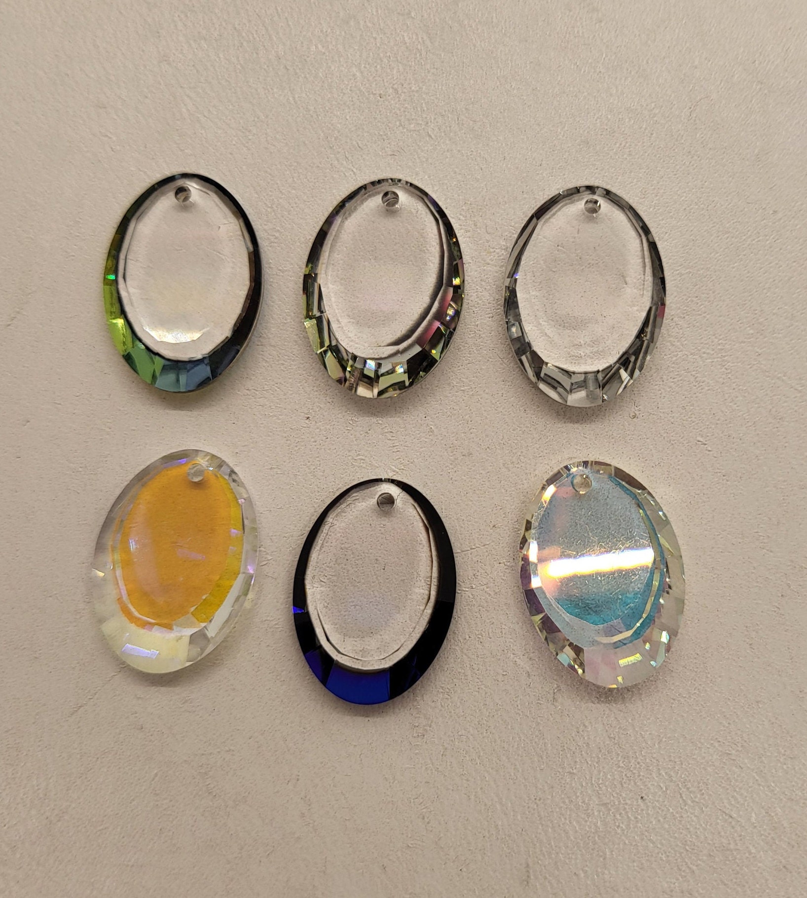 ヴィンテージスワロフスキー Art.6120 18mm オーバルペンダント 4個 Yahoo!オークション -「ヴィンテージスワロフスキー」(ビーズ細工