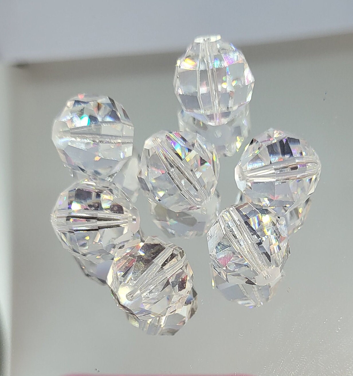 スワロフスキー　no13 Factory Pack Swarovski Crystal Clear 14mm Geometric Cut