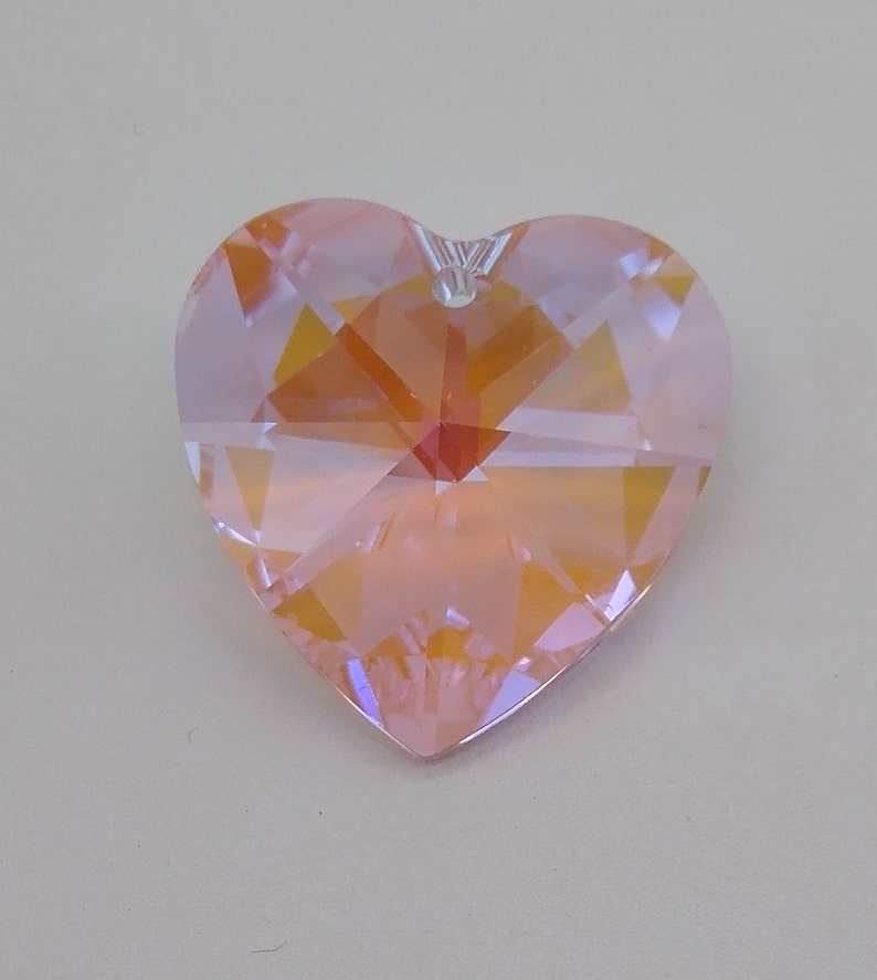 Swarovski Crystal 28mm Heart Pendant/ Suncatcher 9 Color: | Etsy