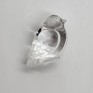 Swarovski Crystal Clear 20mm Robin 6551 Bead/ Pendant; Rare; Vintage!
