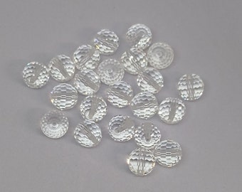 12pc Swarovski Crystal Clear Disco Ball Round 5003 Beads; 6mm, 7mm, 8mm, 9mm; Brightest Round! Rainbows!