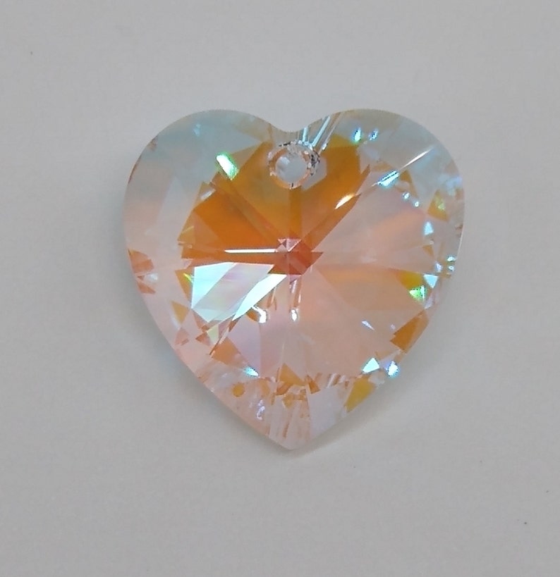Swarovski Crystal 28mm Heart Pendant/ Suncatcher 9 Color: | Etsy