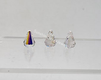 Factory Pack Swarovski Crystal Clear AB 10mm Cone 4848 Fancy Stone