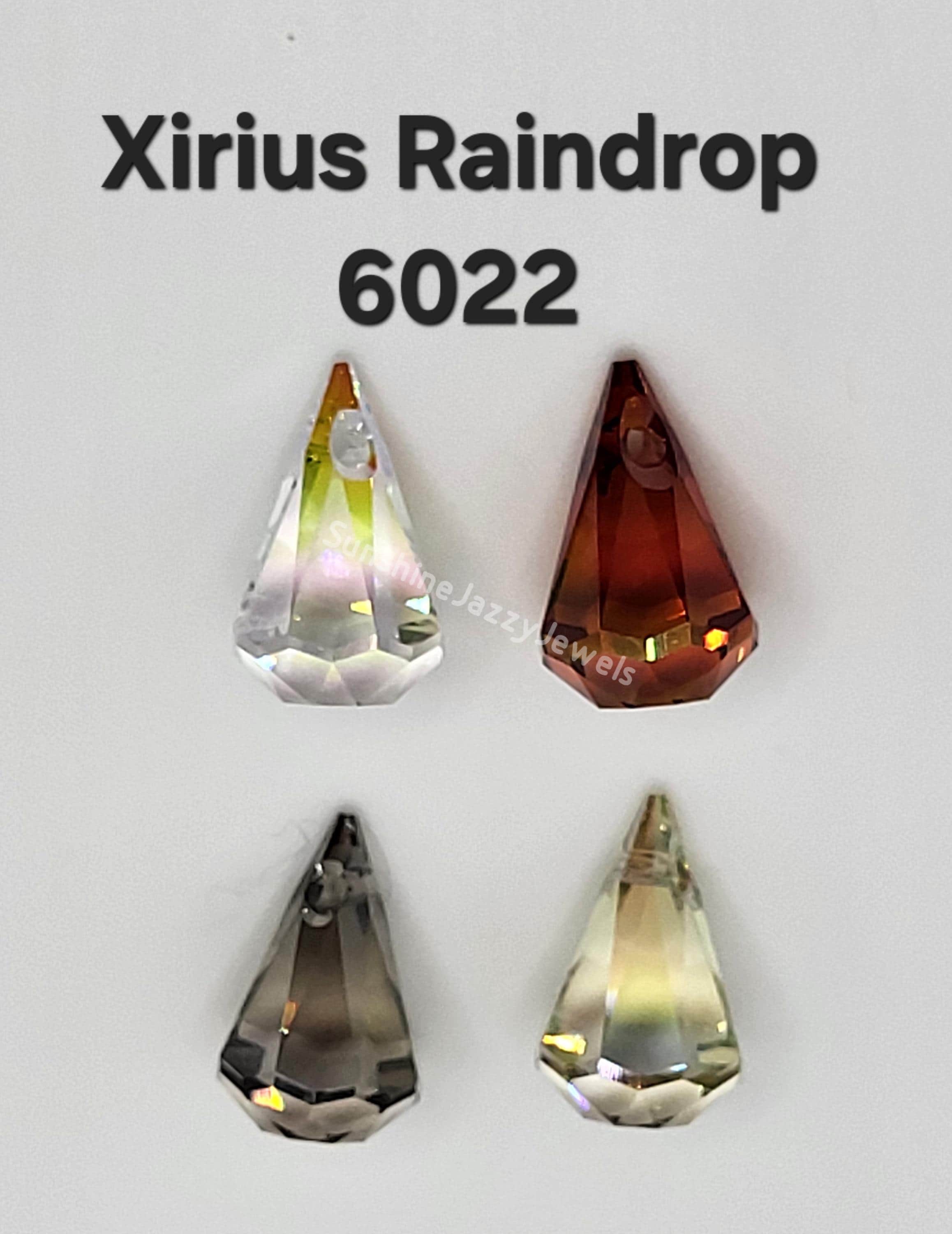 Swarovski Crystal Xirius Raindrop 6022 Pendant; 14mm or 24mm