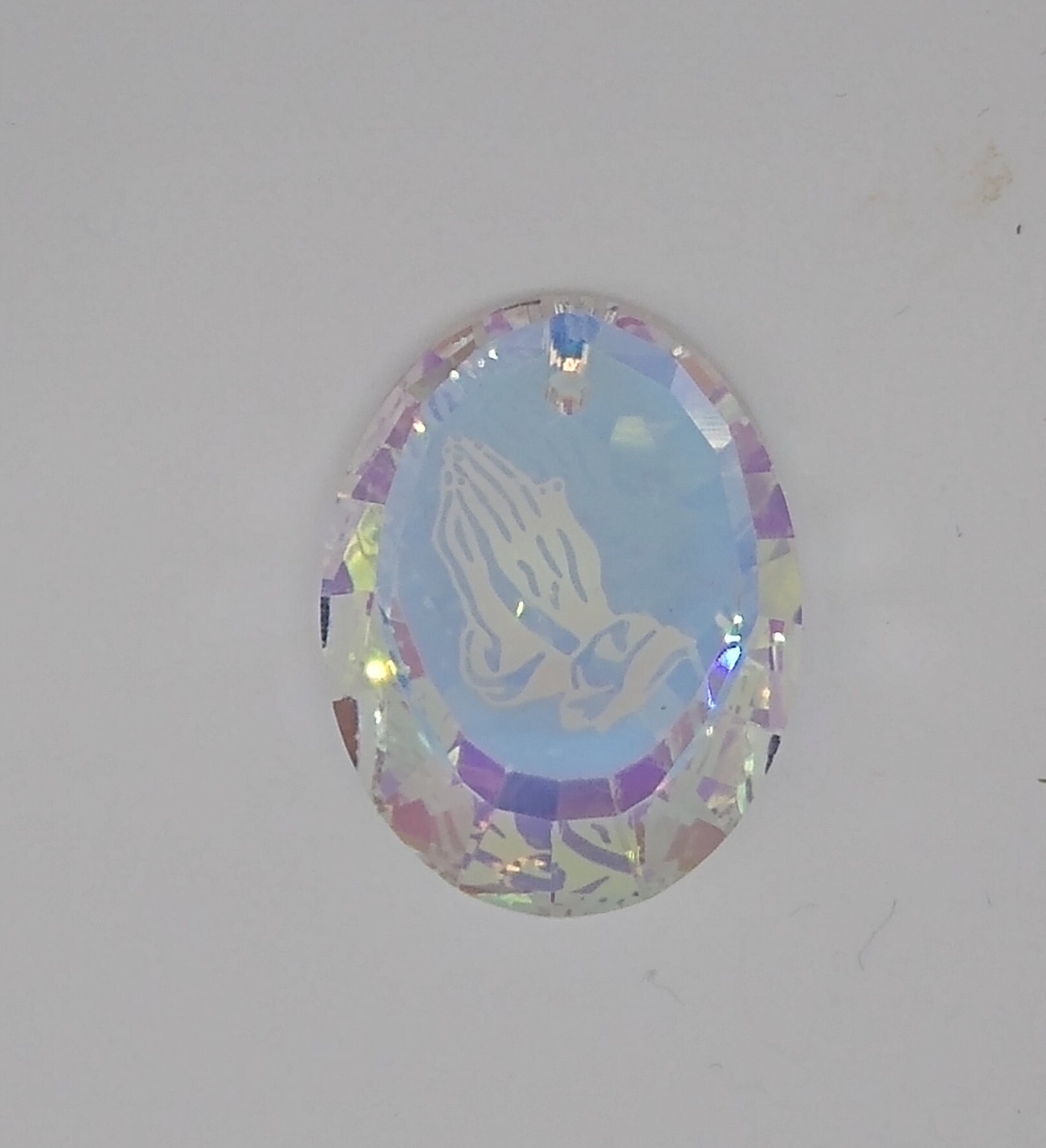 1 oder 4pc Swarovski Kristall klar AB 24mm Oval 6121 Anhänger | Etsy