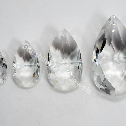 スワロフスキー　#8721　125/58㍉　クリスタル Swarovski Crystal Full Cut Pear 8721 Prism; Chandelier Part; 5