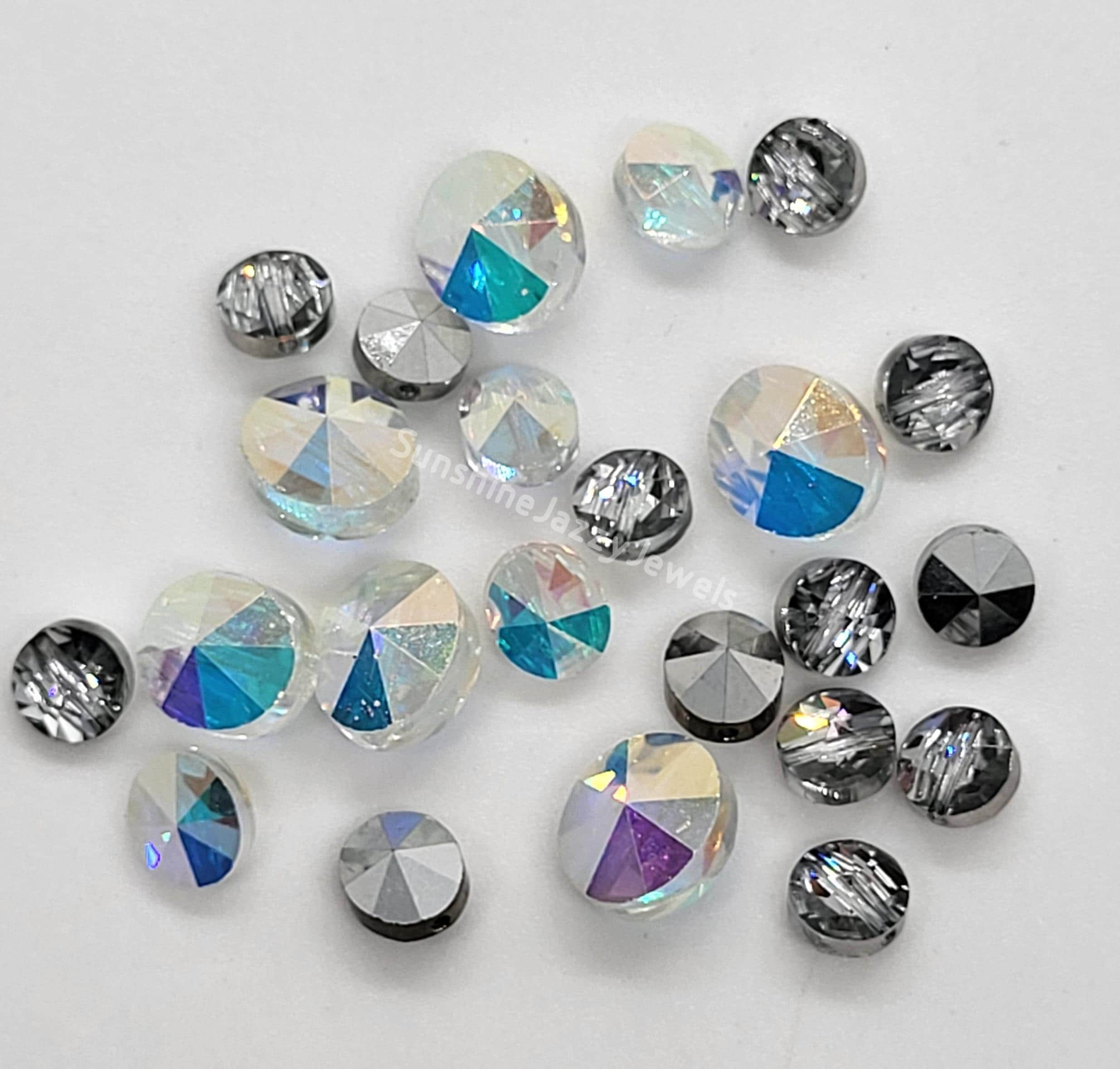 CLEARANCE MIX! Swarovski Crystal Vintage Beads; 23pc; Flat