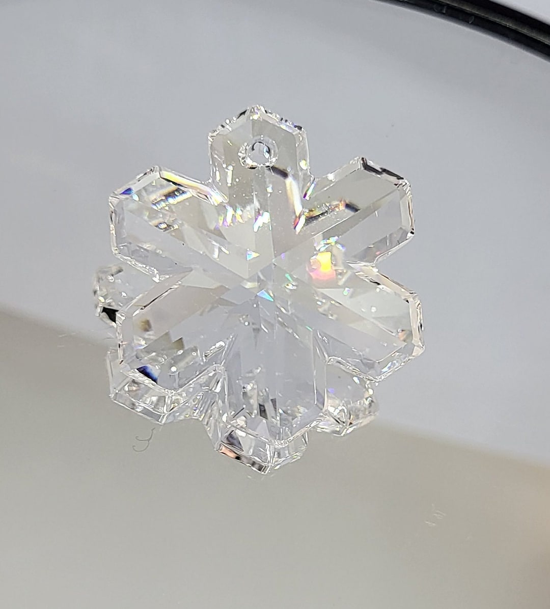 Swarovski Crystal Clear Snowflake 6704 Pendant 3 Sizes 20mm, 30mm