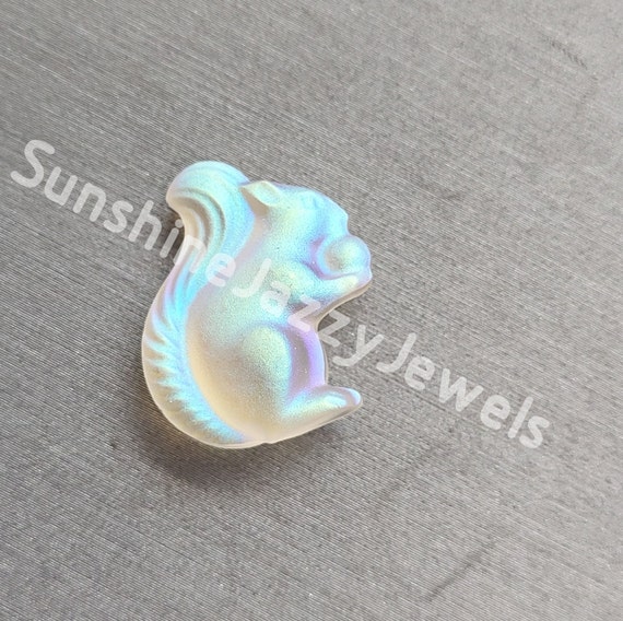 Cristal Swarovski givre ecureuil 20 mm 6554 perle pendentif Finition transparente ou AB Rares millesime Etsy France