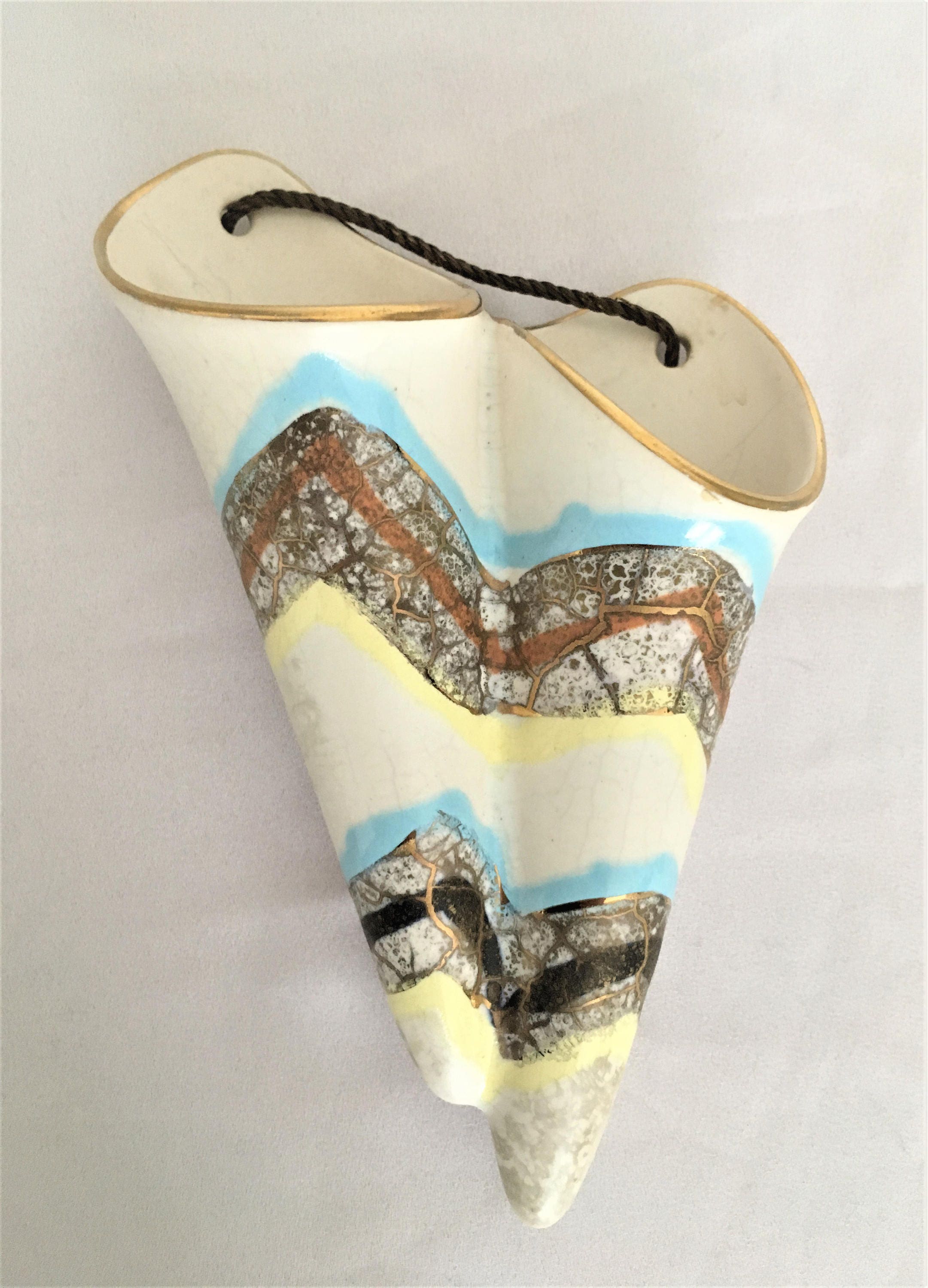 Vase Mural /Poterie/ Allemagne/Vintage/ Années 70