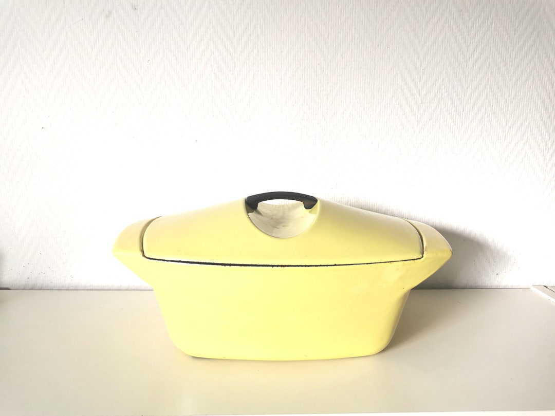 Cocotte En Fonte Le Creuset - Raymond Loewy - Poêle Casserole Vintage - Occasion