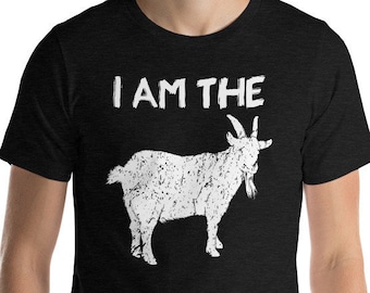I Am The Goat Greatest Of All Time Motivational Gift Short-Sleeve Men's T-Shirt