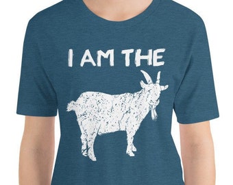 I Am The Goat Greatest Of All Time Motivational Gift Short-Sleeve Women's T-Shirt