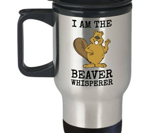 Beaver Whisperer Funny Novelty Mug - 11oz Or 15oz Coffee Tea Cup Gag Gift - View #3