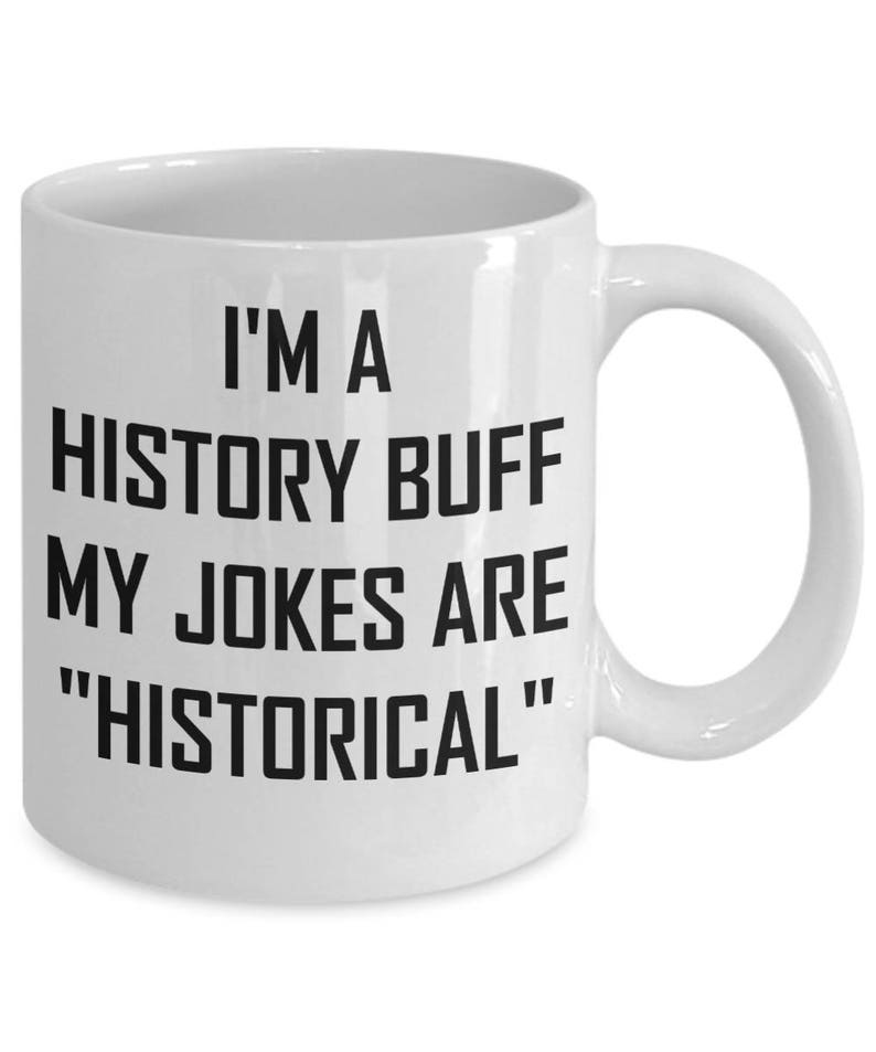 History Buff Mug My Jokes Are historical Funny Etsy