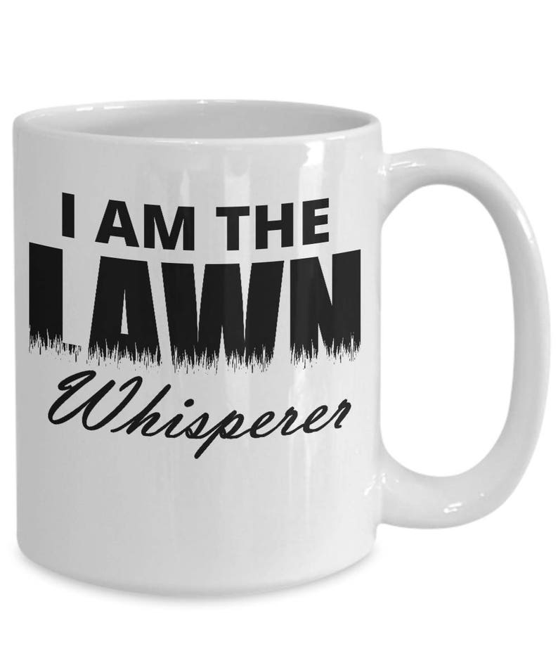 Lawn Whisperer Mug Landscaper Yard Work Lover Gift Coffee Cup image 4