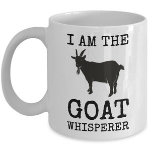 Caneca Whisperer de cabra Xícara de café para presente de propriedade rural