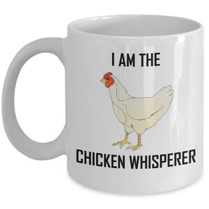 Eu sou a caneca do encantador de frango Presente legal para amantes de frango