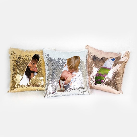 Bts reversible top sequin pillow