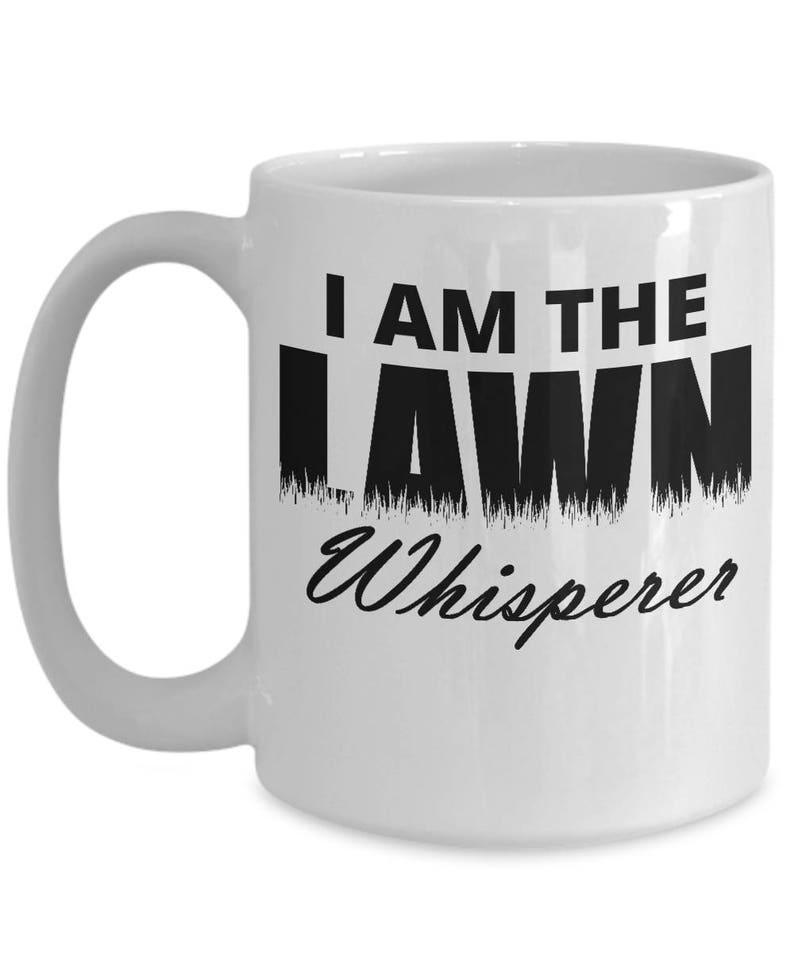 Lawn Whisperer Mug Landscaper Yard Work Lover Gift Coffee Cup image 3