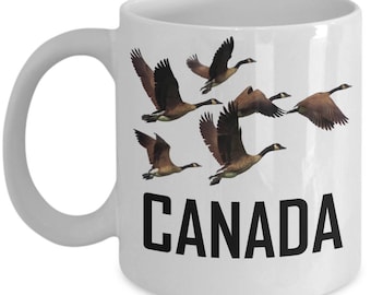 Canada Goose Coffee Mug Oies en vol Cadeau canadien