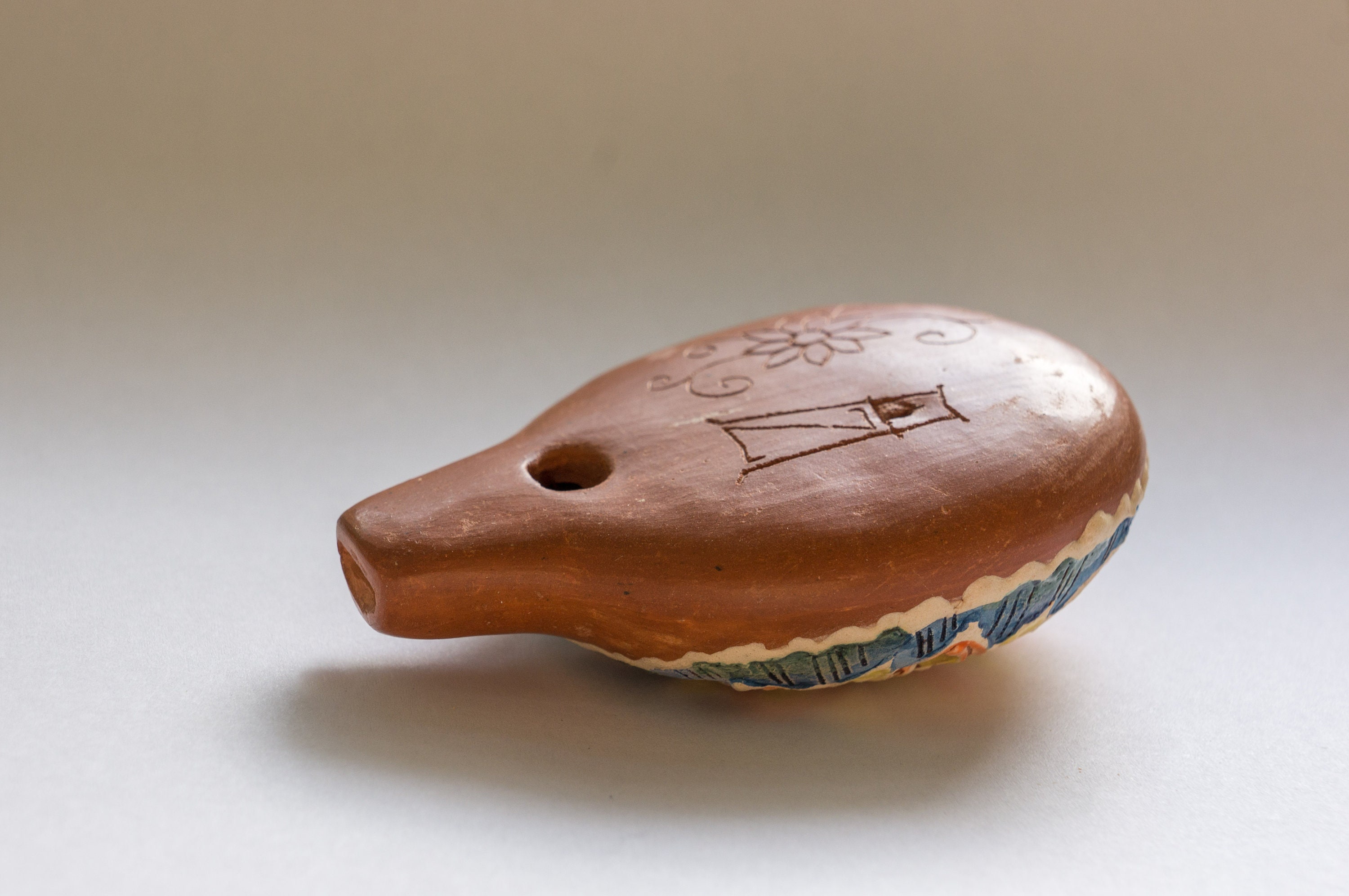 Ceramic Ocarina Solar Flower. A Ceramic Musical Instrument. It Etsy