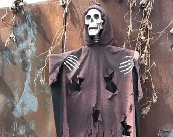 The Mad Monk 6 foot hanging Halloween Skeleton decoration