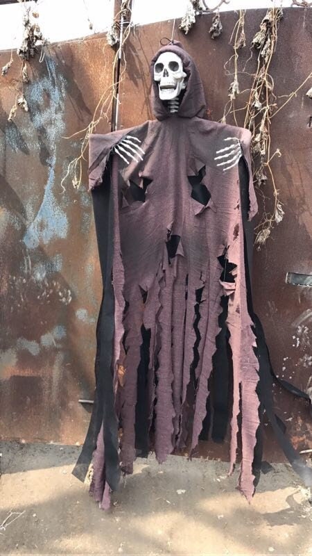 The Mad Monk 6 foot hanging Halloween Skeleton decoration
