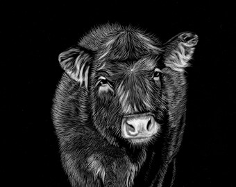 Scratchboard Art Etsy