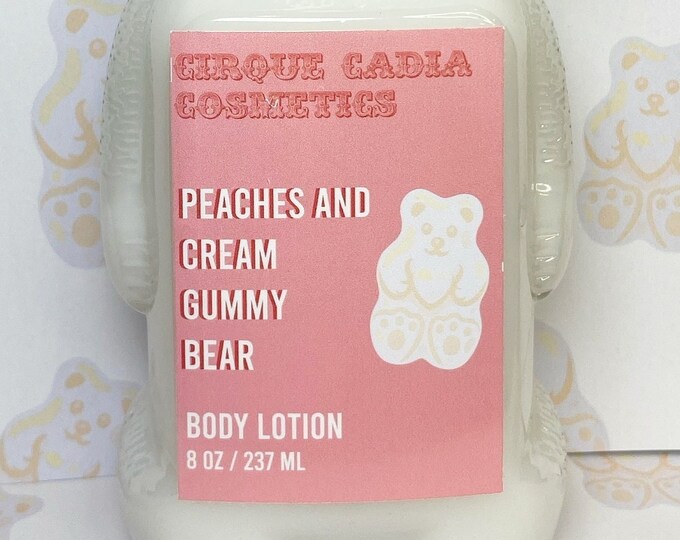 Peaches and Cream Gummy Bear Body Lotion