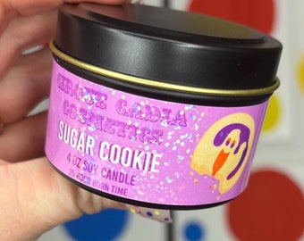 Ghost Sugar Cookie 4 oz Soy Candle