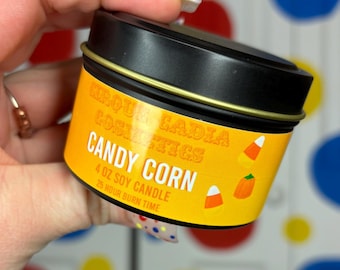 Candy Corn 4 oz Soy Candle