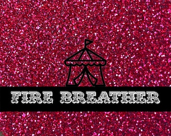 Bright Red Biodegradable Cosmetic Glitter - FIRE BREATHER