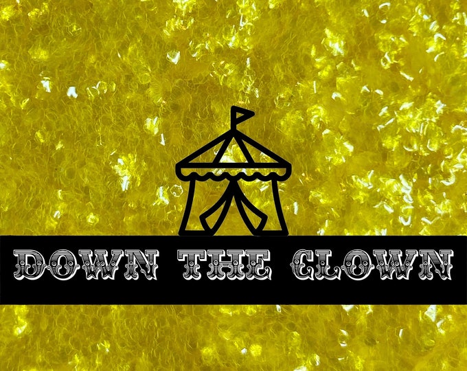 Translucent Yellow Biodegradable Cosmetic Glitter - DOWN THE CLOWN