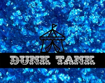 Bright Blue Biodegradable Cosmetic Glitter - DUNK TANK