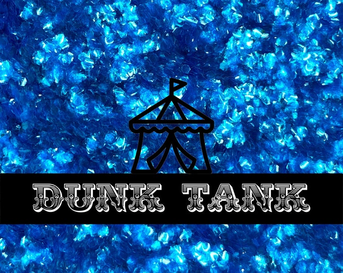 Bright Blue Biodegradable Cosmetic Glitter - DUNK TANK