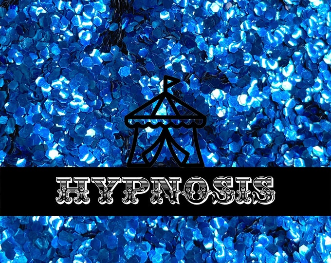 Blue Biodegradable Cosmetic Glitter - HYPNOSIS