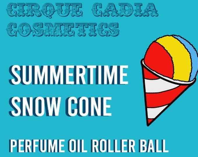 Summertime Snow Cone Perfume Oil Roller Ball