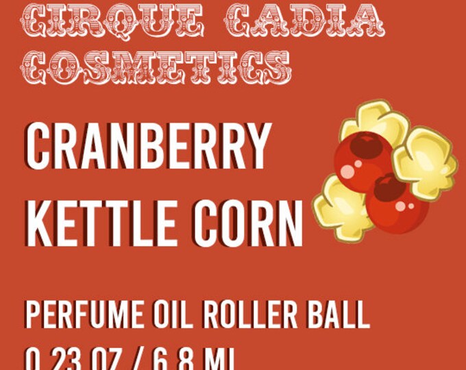 Cranberry Kettle Corn Perfume Oil Roller Ball