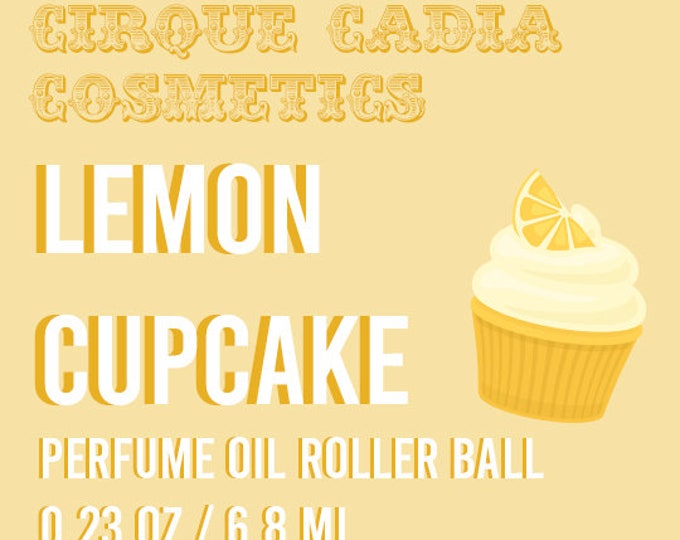 Lemon Cupcake Perfume Oil Roller Ball