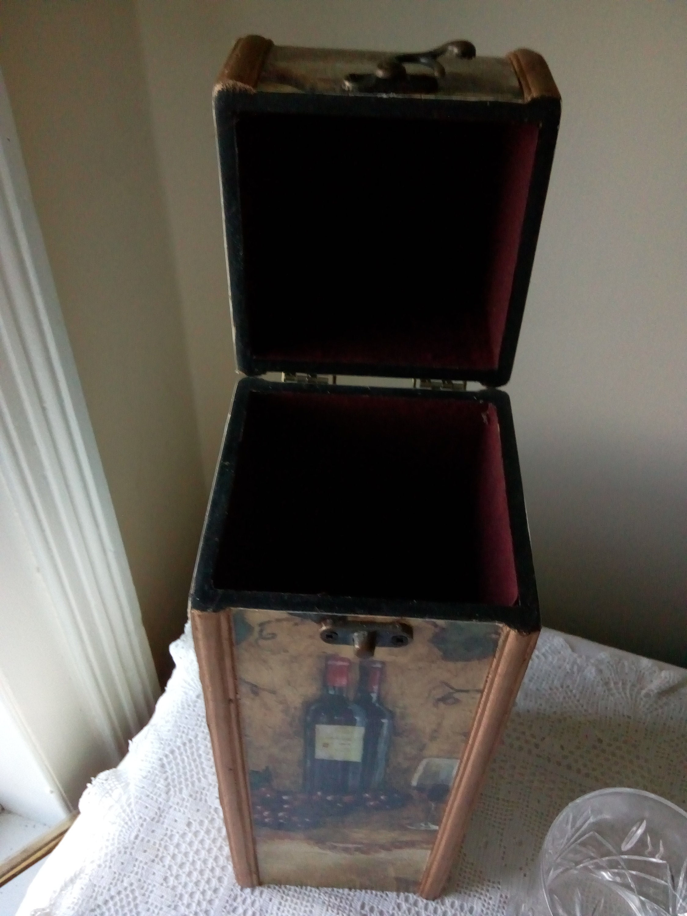 Stylish Vintage Wood Wine Bottle Holder Carrier/Gift Etsy