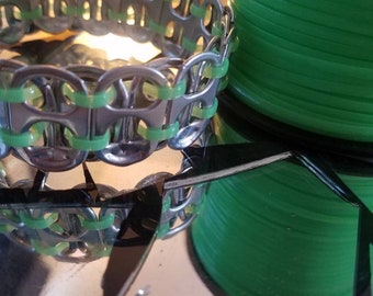 Bracelet onglet soude vert