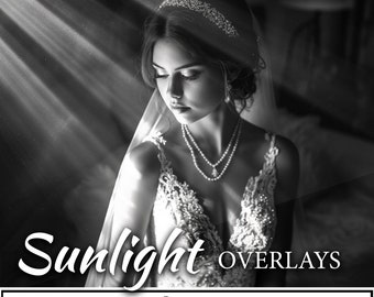 20 Sunlight Overlays, wedding light overlays, Photo Overlay, Photo Editing, PNG File For Photoshop, digital download, commercial use