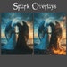 30 Spark and Fire Overlays, Magic Overlays, Photo Overlay, Photo ...