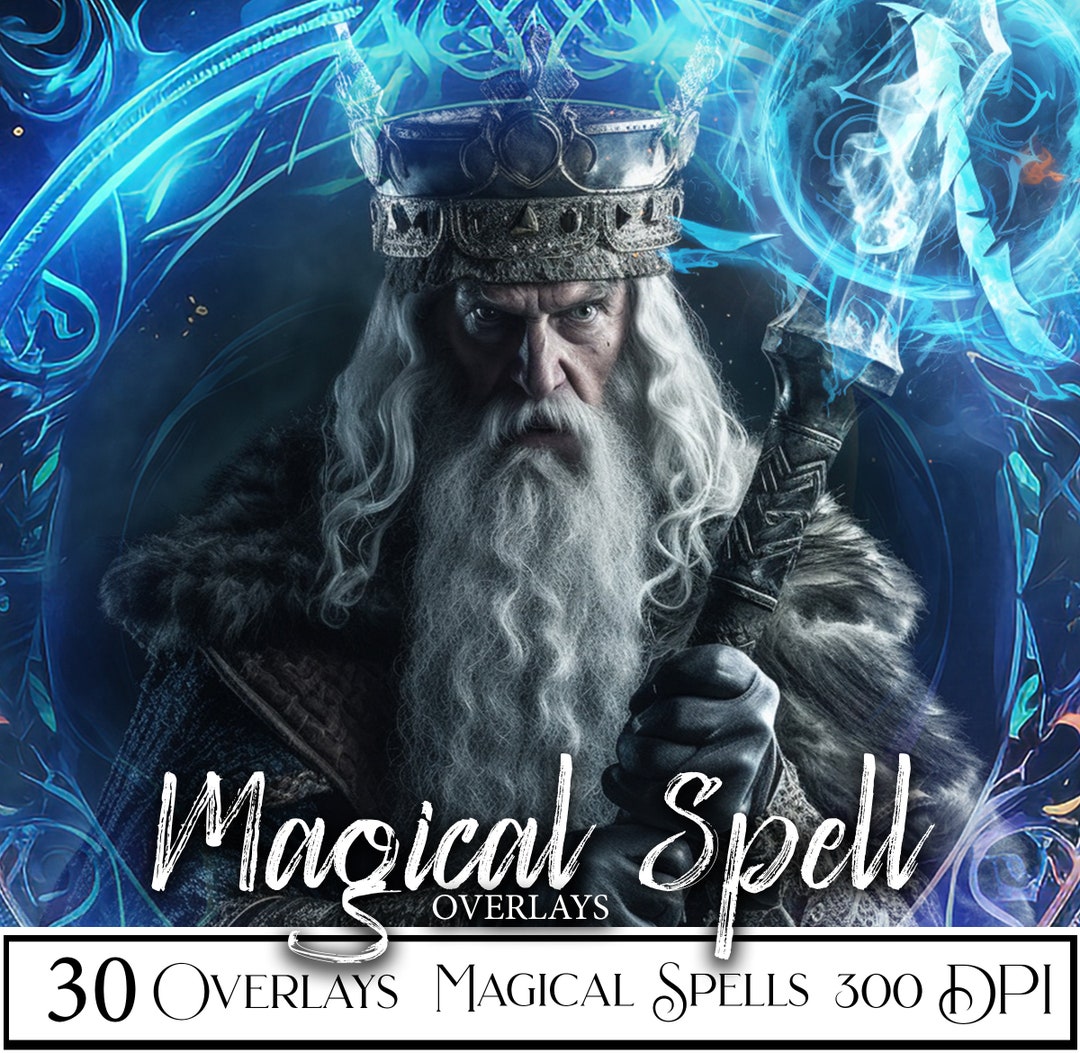30 Magic Spell Overlays, Magic Spells Overlays, Photo Overlay, Photo ...