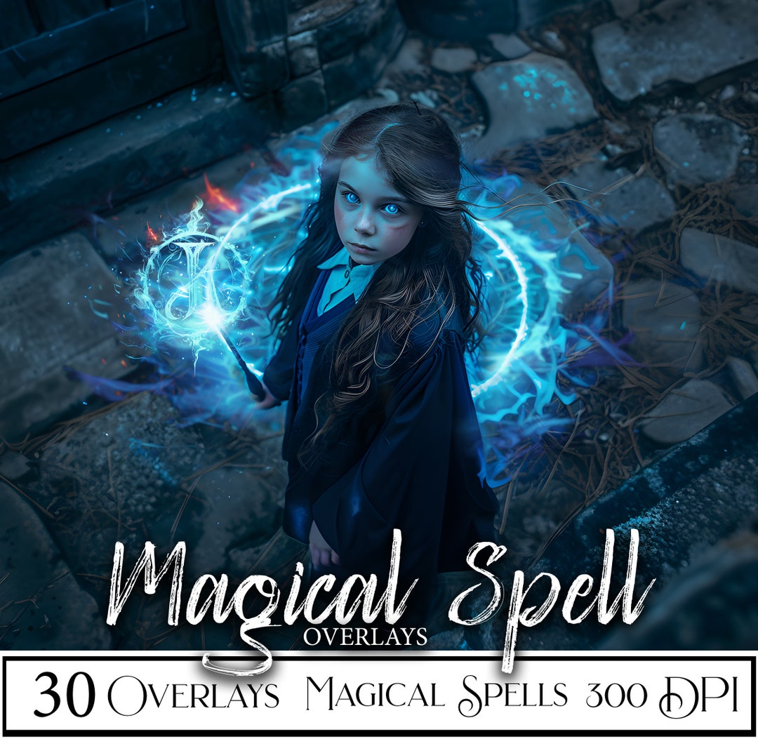 30 Magic Spell Overlays, Magic Spells Overlays, Photo Overlay, Photo ...