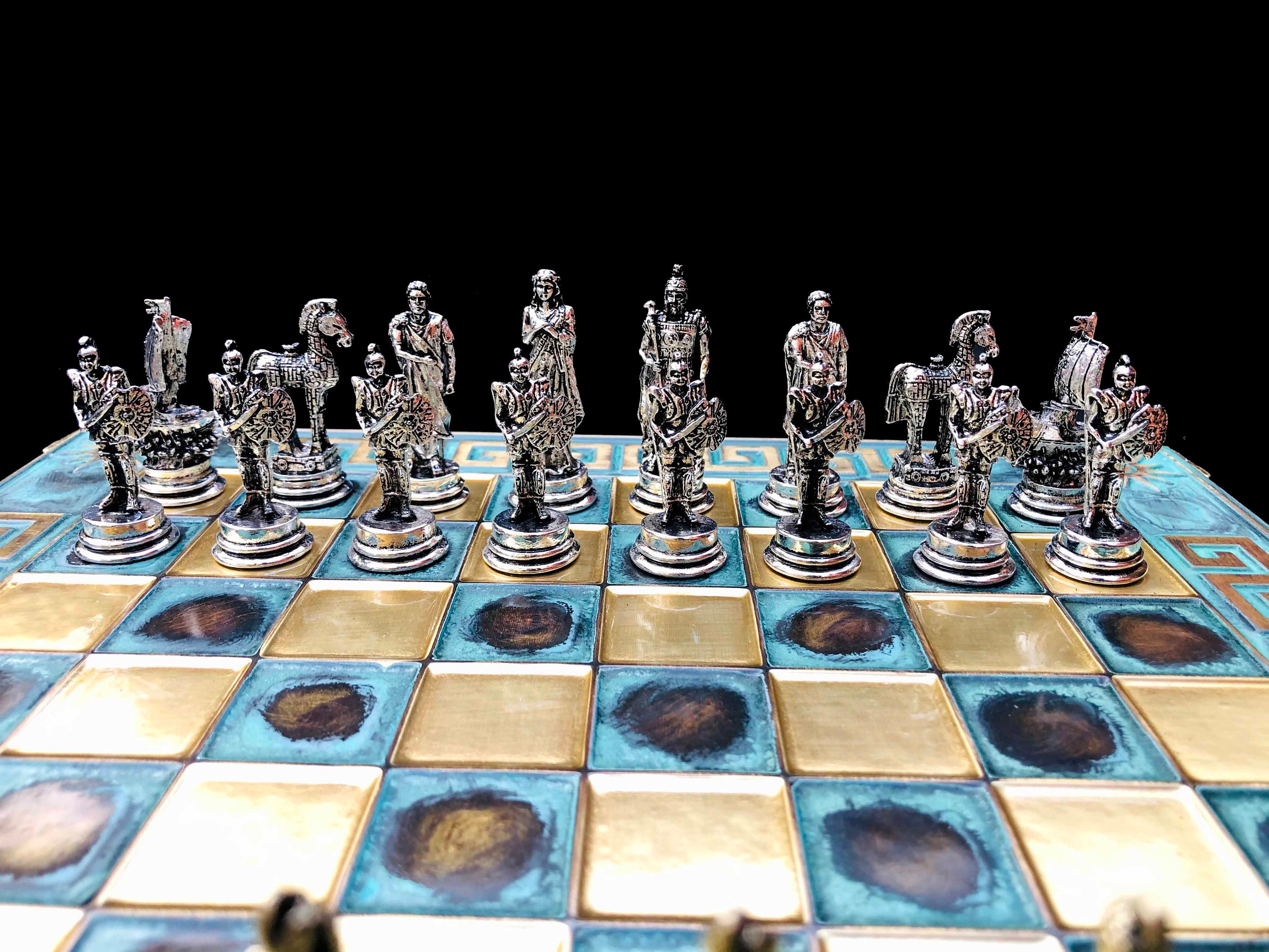 Battle of the Titans Chess Set - Hellenic Art - Touch of Modern