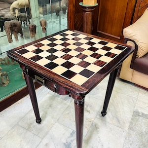 The Exclusive Series luxury solid wood chess table Maple & Rosewood exclusive luxury wood chess table --The Chess Empire