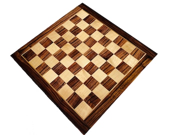 Luxury chess board Solid Wood tournament series wood chess board Maple/Sheesham handmade solid wood chess board--The Chess Empire